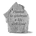Kay Berry Inc Kay Berry- Inc. 89120 Planted to celebrate - Memorial - 9 Inches x 8.75 Inches 89120